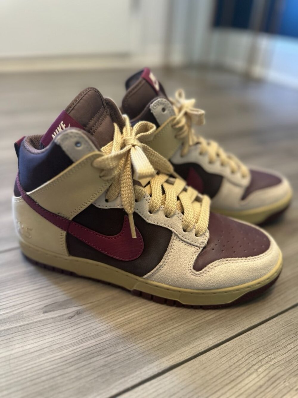 Nike Dunk High 1985 Womens 8.5 Alabaster Earth Rosewood High Top Sneakers